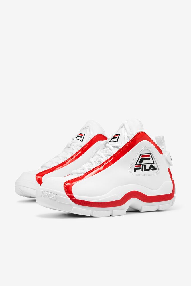 Tenis Fila Grant Hill 2 Sneakers Hombre Blancas Rojas Negras | 816204AQN