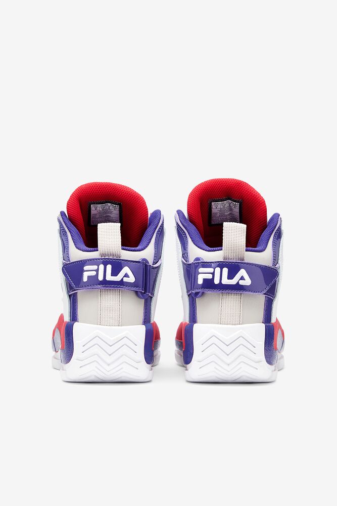 Tenis Fila Grant Hill 2 Sneakers Hombre Blancas Azules Oscuro | 635149UHV