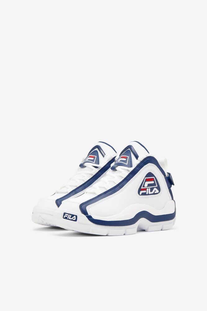 Tenis Fila Grant Hill 2 Sneakers Unisex Wht/Fnvy/Fred | 341920FBK