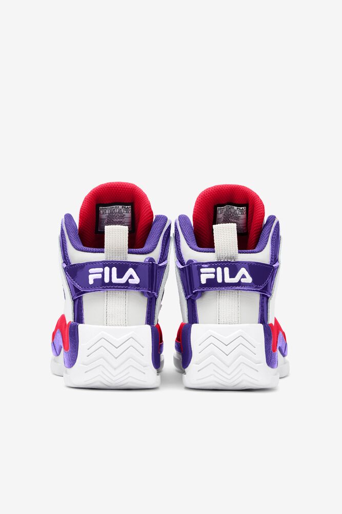 Tenis Fila Grant Hill 2 Sneakers Unisex Blancas Azules Oscuro | 834176XWG