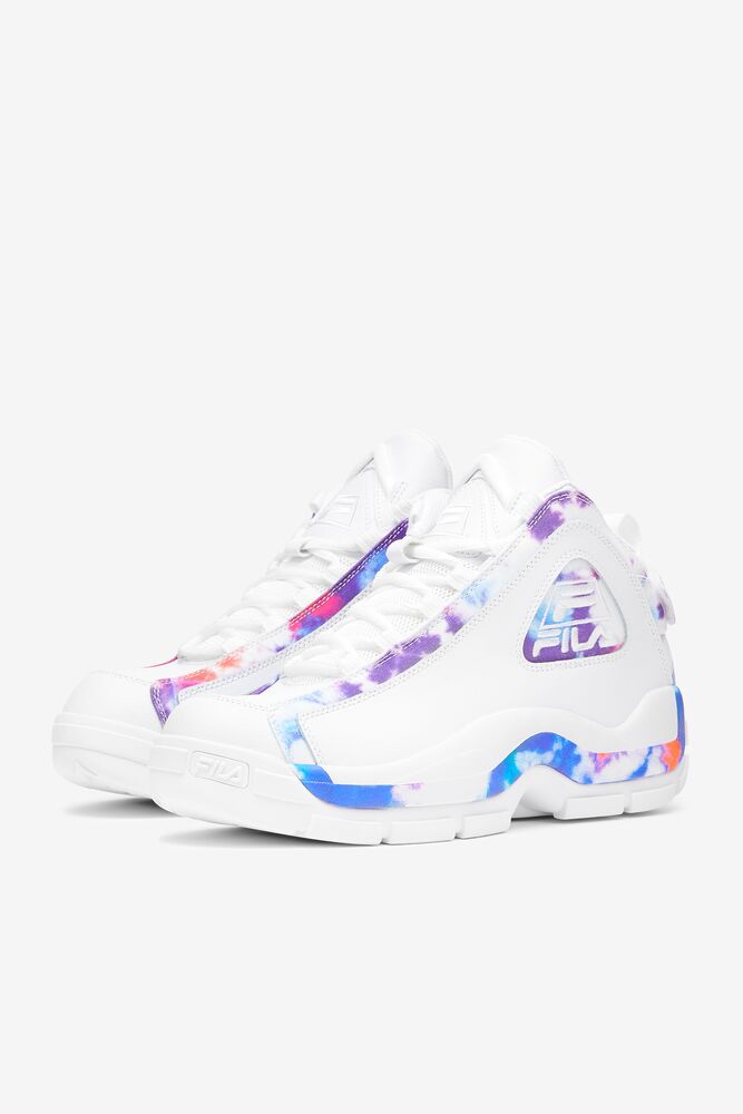 Tenis Fila Grant Hill 2 Tie Dye Sneakers Hombre Blancas | 143695RWU