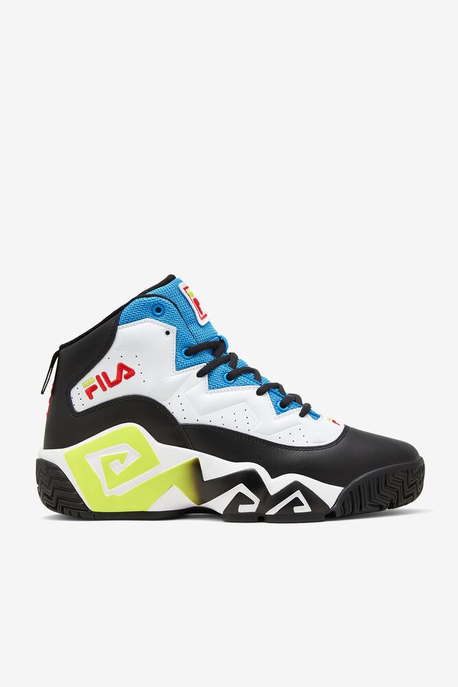 Tenis Fila Mb Sneakers Hombre Blancas Negras Azules | 816423WPH