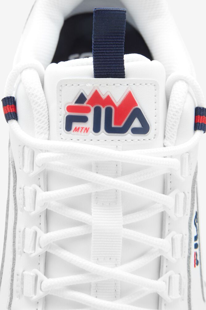 Tenis Fila Oakmont Tr Sneakers Hombre Blancas Azul Marino Rojas | 714268VPB