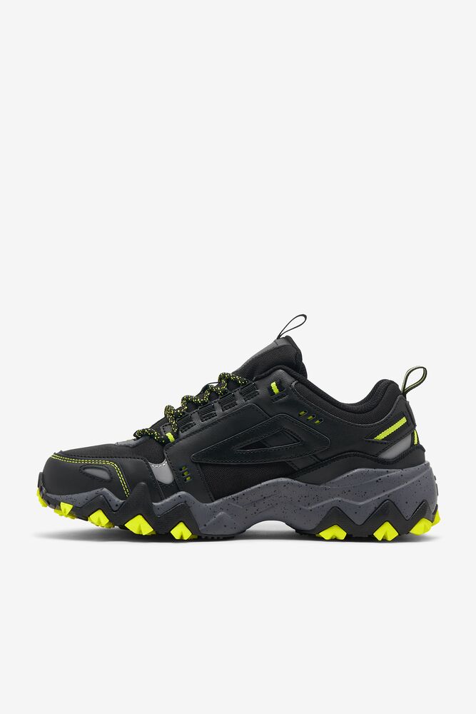 Tenis Fila Oakmont Tr Sneakers Hombre Negras Amarillo | 861473FNV