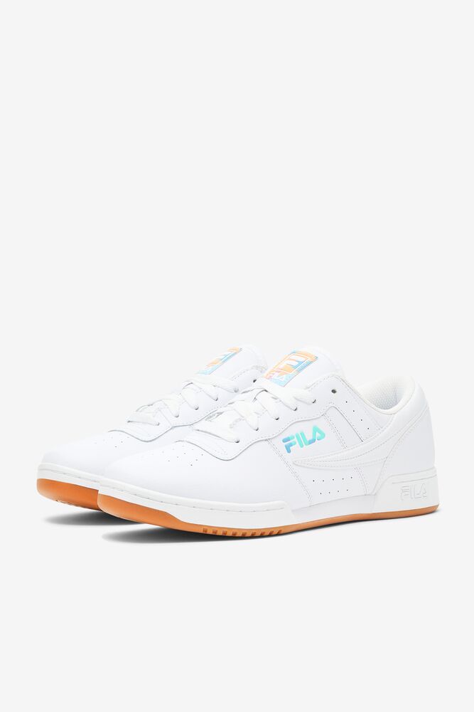 Tenis Fila Original Fitness '90s Sneakers Hombre Blancas Moradas | 586937WCK