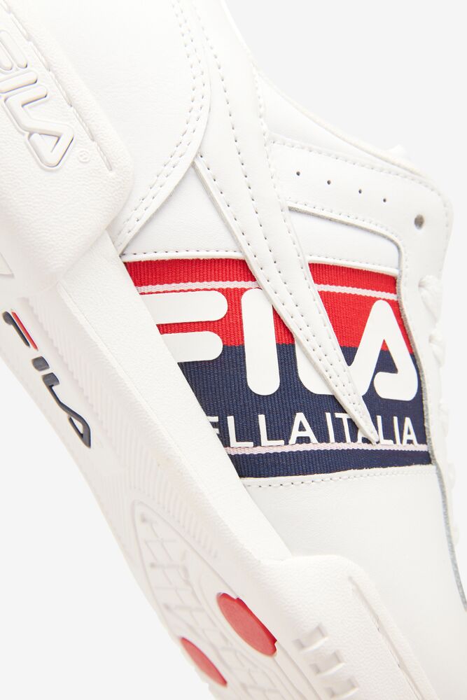 Tenis Fila Original Fitness Logo Tape Sneakers Hombre Blancas Azul Marino Rojas | 427360CBQ