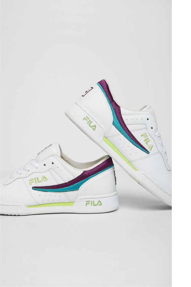 Tenis Fila Original Fitness Sneakers Hombre Wht/Grpj/Shgr | 982637XOT