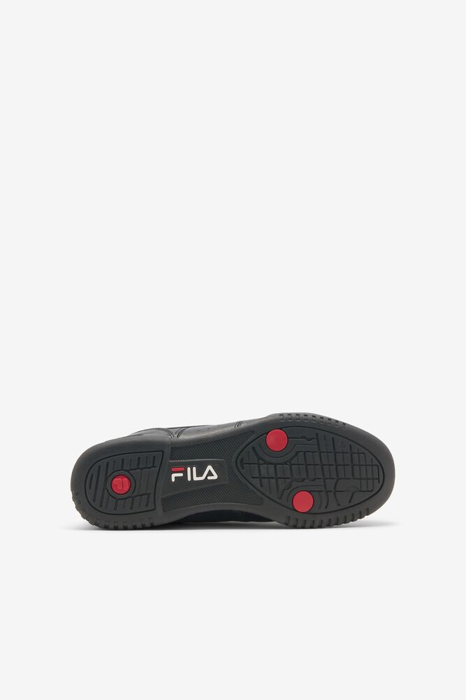 Tenis Fila Original Fitness Sneakers Unisex Negras Blancas Rojas | 640321RYI