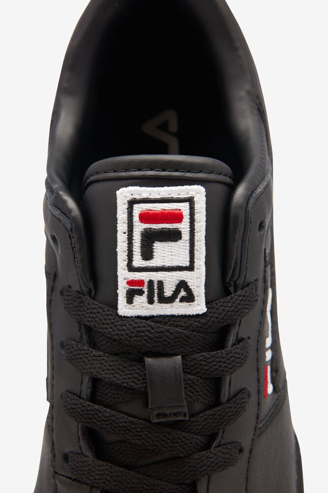 Tenis Fila Original Fitness Sneakers Unisex Negras Blancas Rojas | 640321RYI