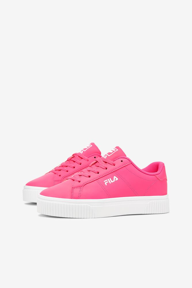 Tenis Fila Panache 19 Sneakers Mujer Rosas Blancas Blancas | 514269ALM