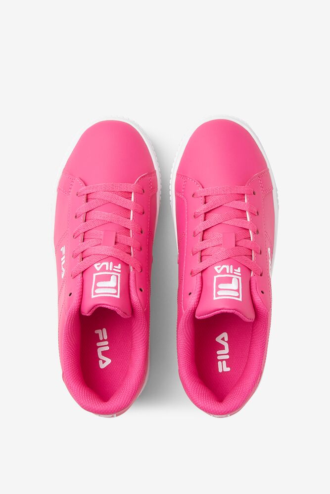 Tenis Fila Panache 19 Sneakers Mujer Rosas Blancas Blancas | 514269ALM