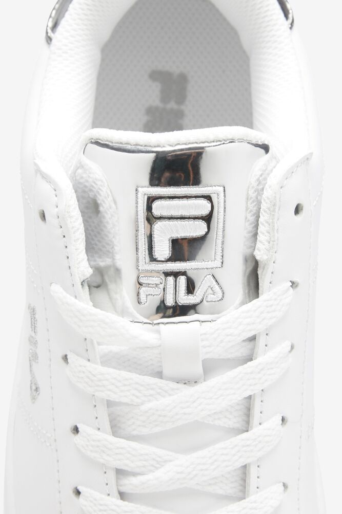 Tenis Fila Panache 19 Sneakers Mujer Wht/Wht/Msil | 601742REH