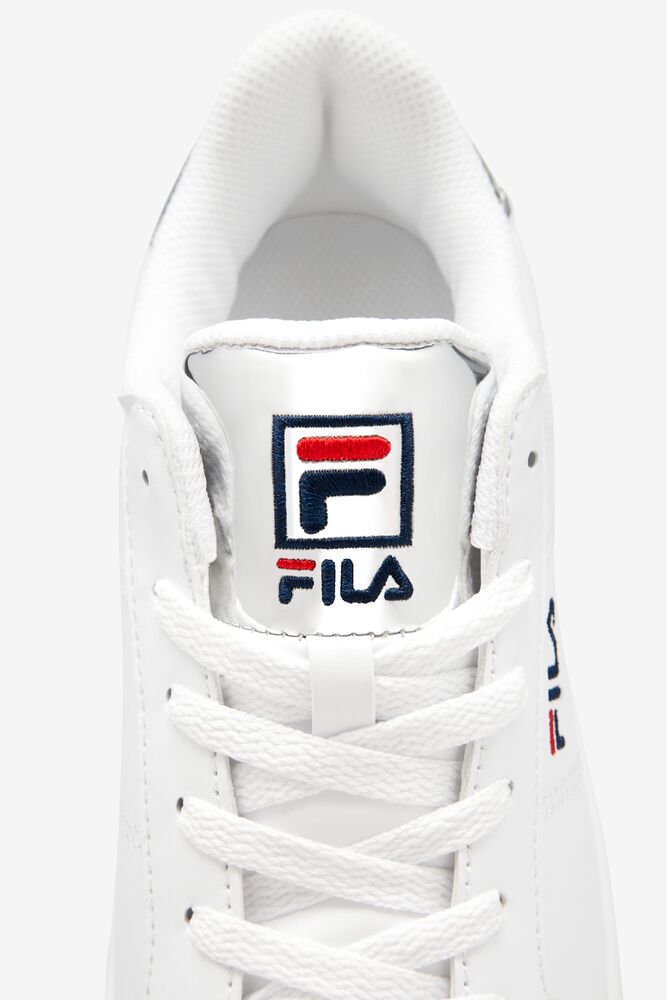 Tenis Fila Panache 19 Sneakers Mujer Wht/Msil/Fnvy | 786125IPY