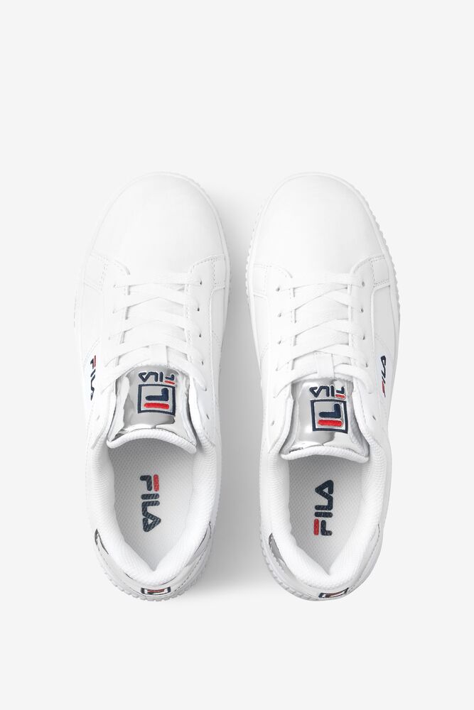 Tenis Fila Panache 19 Sneakers Mujer Wht/Msil/Fnvy | 786125IPY