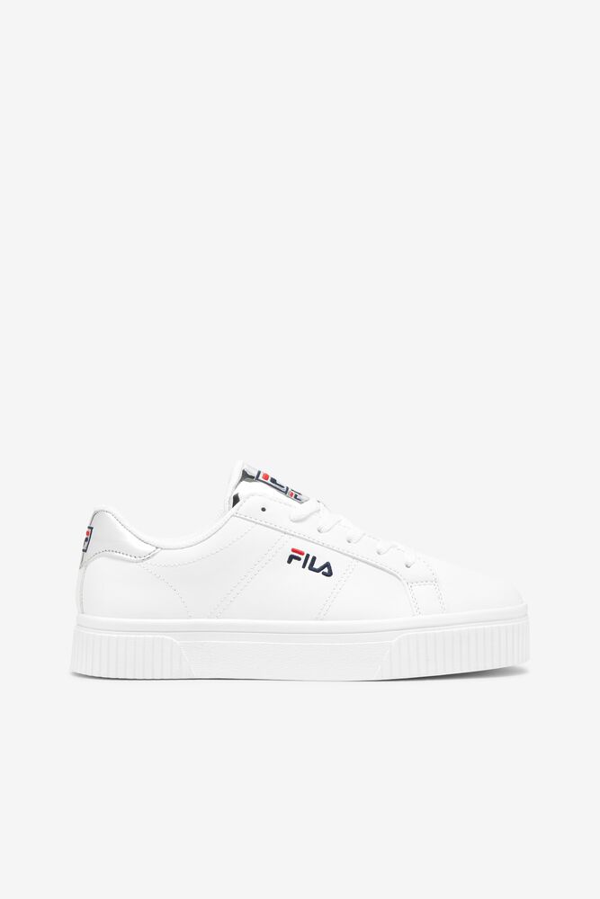 Tenis Fila Panache 19 Sneakers Mujer Wht/Msil/Fnvy | 786125IPY