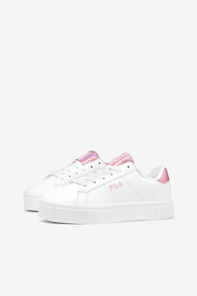 Tenis Fila Panache 19 Sneakers Mujer Wht/Wht/Chpk | 251809CIE