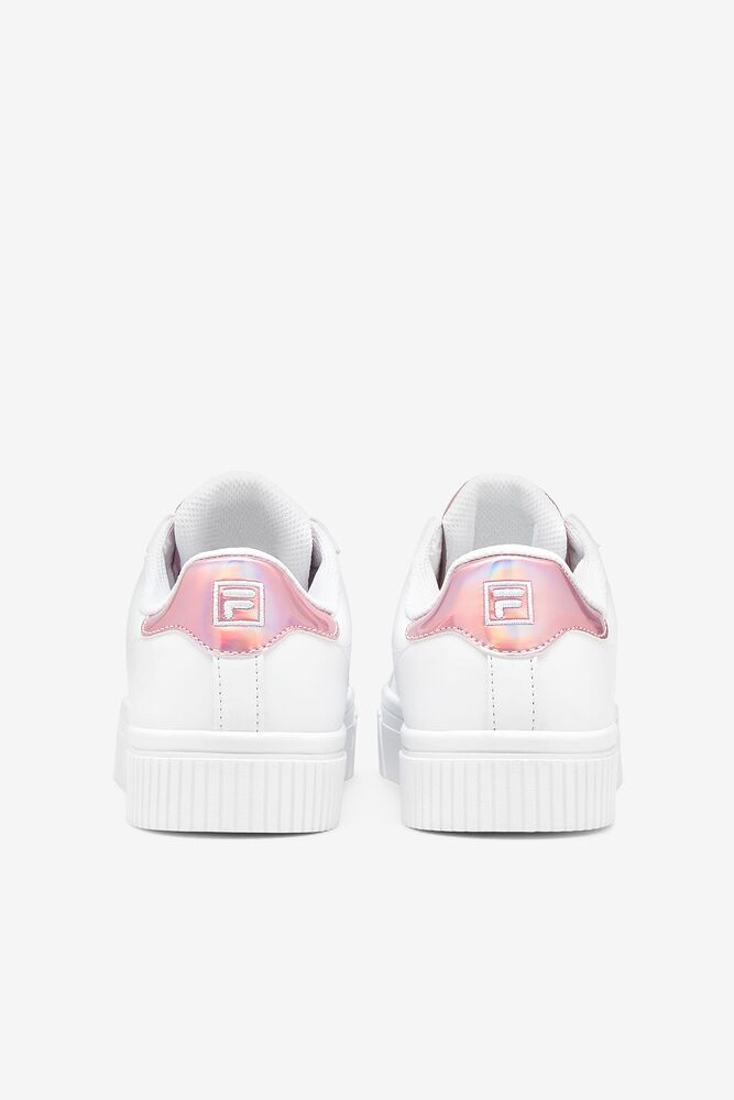 Tenis Fila Panache 19 Sneakers Mujer Wht/Wht/Chpk | 251809CIE