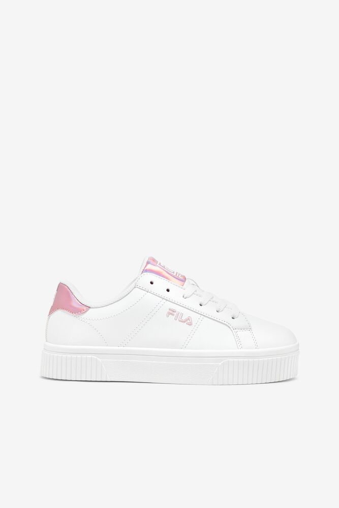 Tenis Fila Panache 19 Sneakers Mujer Wht/Wht/Chpk | 251809CIE