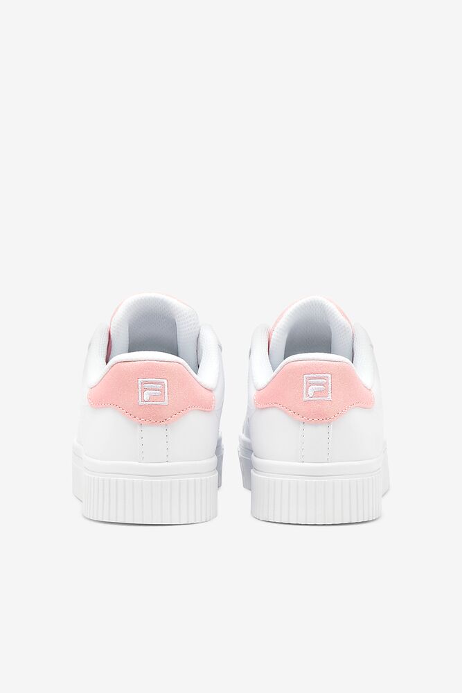 Tenis Fila Panache Glitter Sneakers Mujer Blancas Blancas Rosas | 586294ISZ