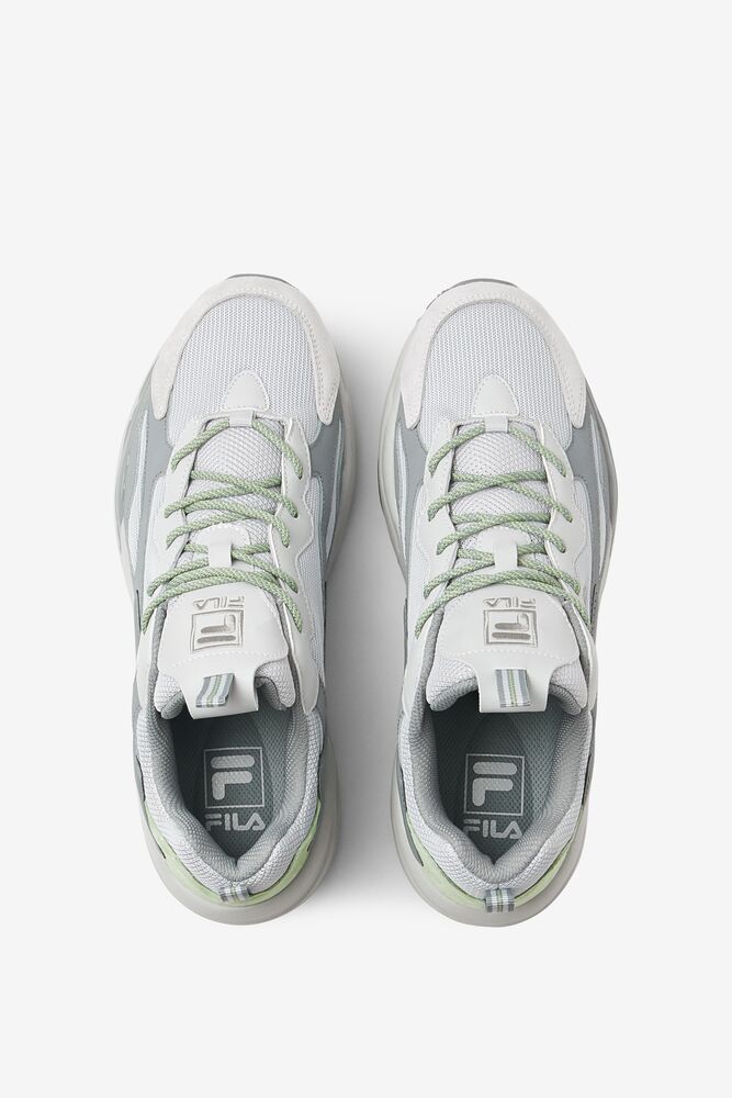 Tenis Fila Ray Tracer Sneakers Hombre Gris Verde | 486093CJP