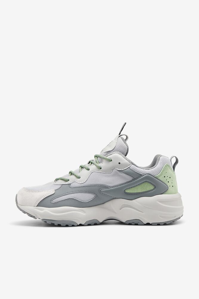 Tenis Fila Ray Tracer Sneakers Hombre Gris Verde | 486093CJP