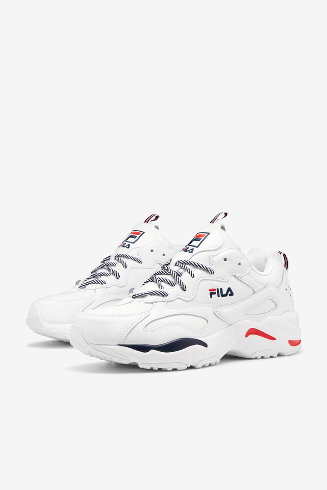 Tenis Fila Ray Tracer Sneakers Hombre Wht/Fnvy/Fred | 408531LIE