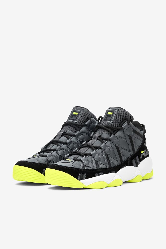 Tenis Fila Stackhouse Spaghetti Sneakers Hombre Verde Menta Negras Amarillo | 741895DTS