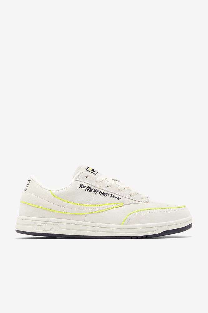 Tenis Fila Tennis 88 Premium X Msgm Sneakers Unisex Blancas Negras Amarillo | 092584KIC