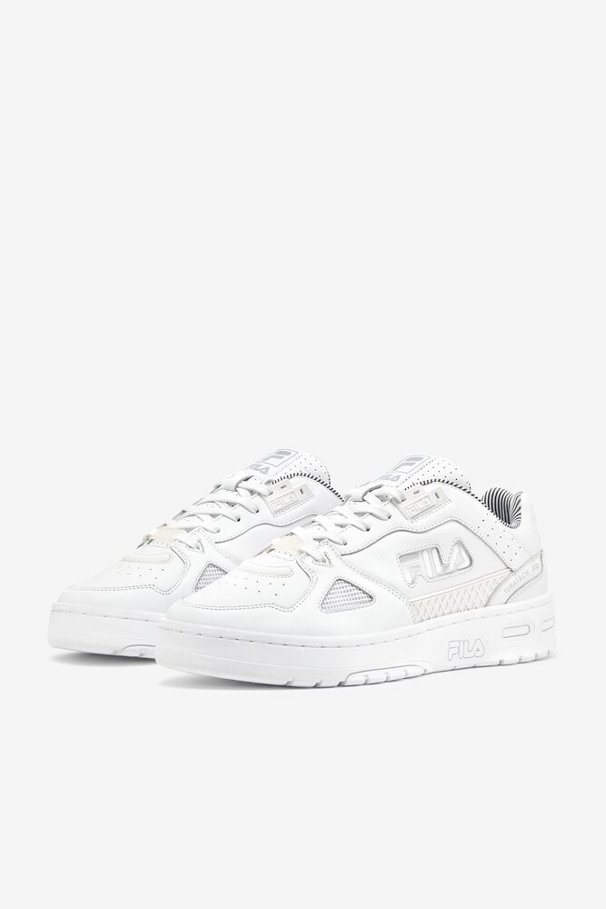 Tenis Fila Teratach 600 Sneakers Hombre Blancas Blancas Plateadas | 197532TAI