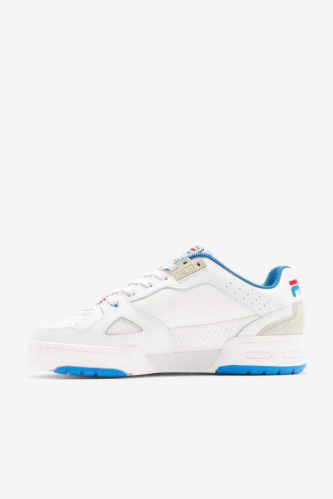 Tenis Fila Teratach 600 Sneakers Hombre Blancas Azules Plateadas | 701293UXI