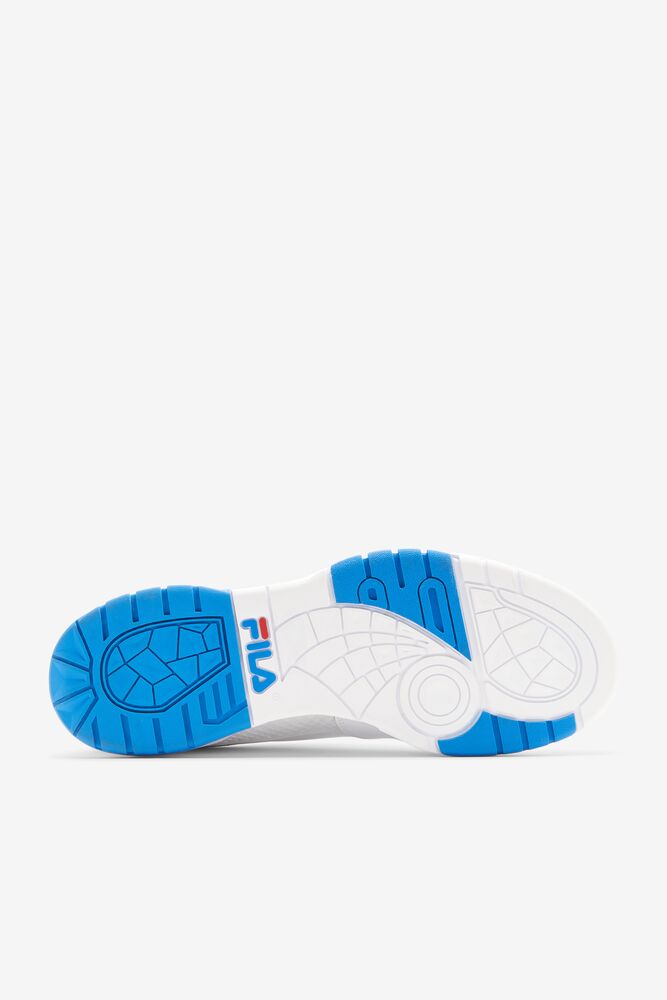 Tenis Fila Teratach 600 Sneakers Hombre Blancas Azules Plateadas | 701293UXI