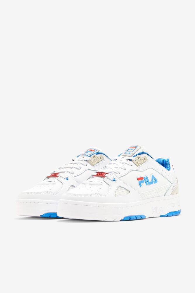 Tenis Fila Teratach 600 Sneakers Hombre Blancas Azules Plateadas | 701293UXI