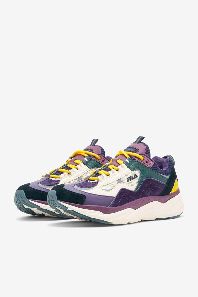 Tenis Fila Trigate Plus Sneakers Hombre 906 Turtledove / Grape / Prune | 641870LYF