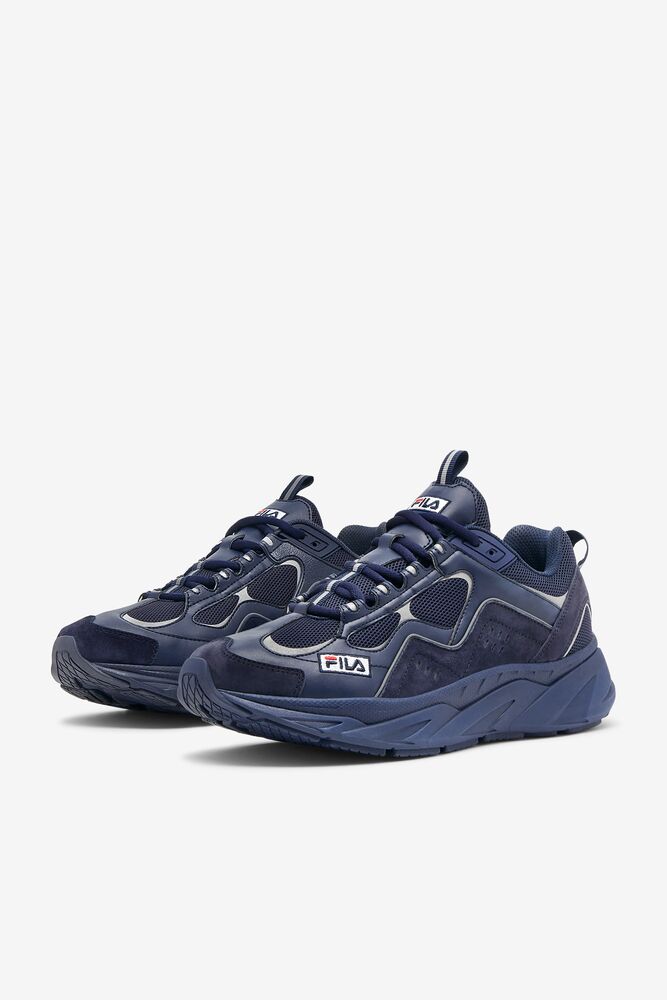 Tenis Fila Trigate Plus Sneakers Hombre Azul Marino | 870429KAN