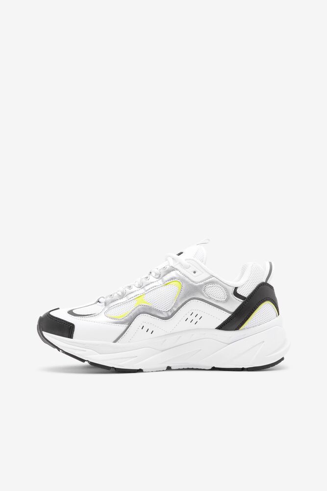 Tenis Fila Trigate Sneakers Mujer Wht/Blk/Msil | 158792QBA