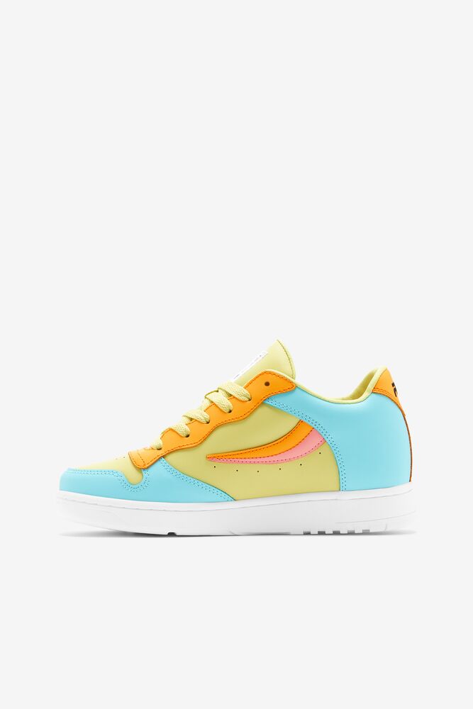 Tenis Fila Wx-110 Sneakers Mujer Azules Naranjas | 143782CLH