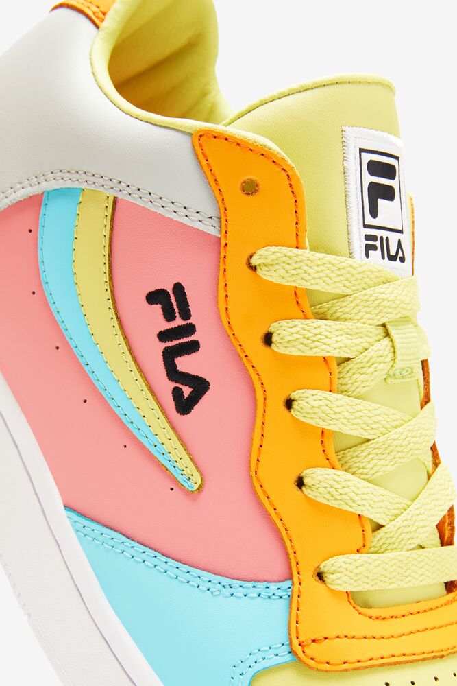 Tenis Fila Wx-110 Sneakers Mujer Azules Naranjas | 143782CLH