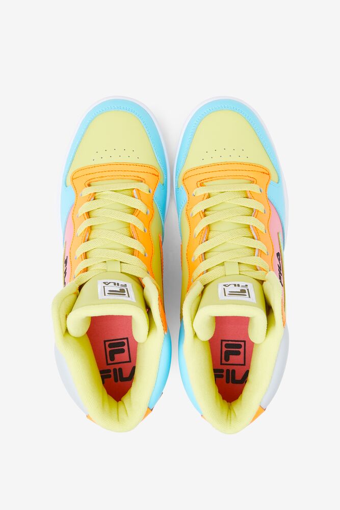 Tenis Fila Wx-120 Sneakers Mujer Azules Naranjas | 954783PFR