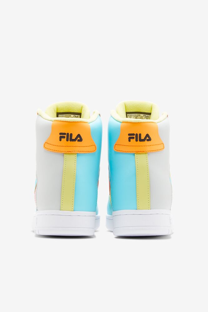 Tenis Fila Wx-120 Sneakers Mujer Azules Naranjas | 954783PFR