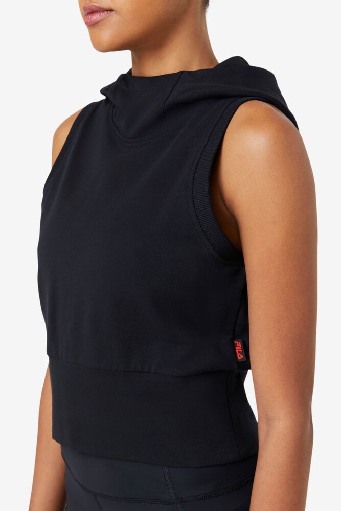 Tops Fila Agility Vest Mujer Negras | 564170CPG