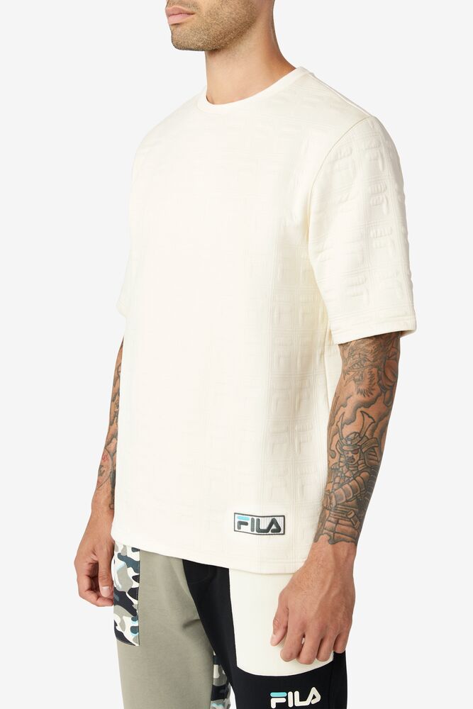 Tops Fila Boldface Tee Hombre 293 Turtledove | 805471CTI