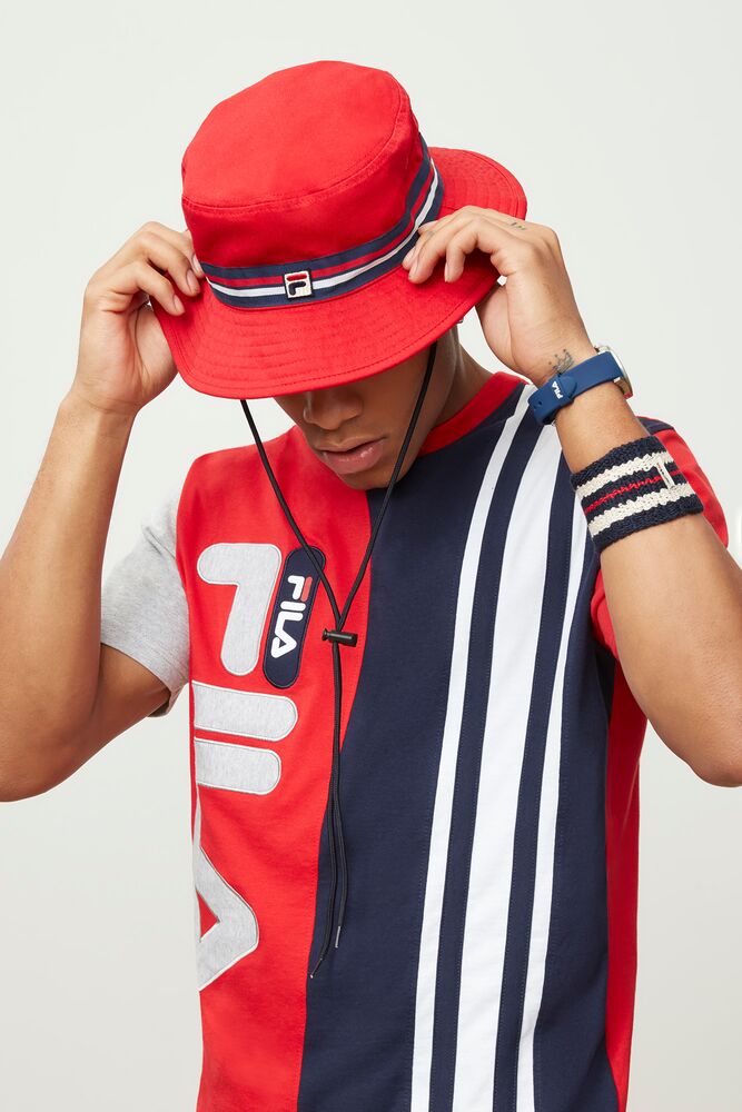 Tops Fila Cole Tee Hombre Cred/Peac/Lgrym | 164507KCG