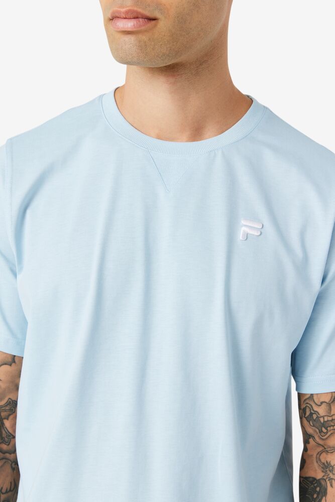 Tops Fila Derion Tee Unisex 423 Angel Falls | 184529HBT