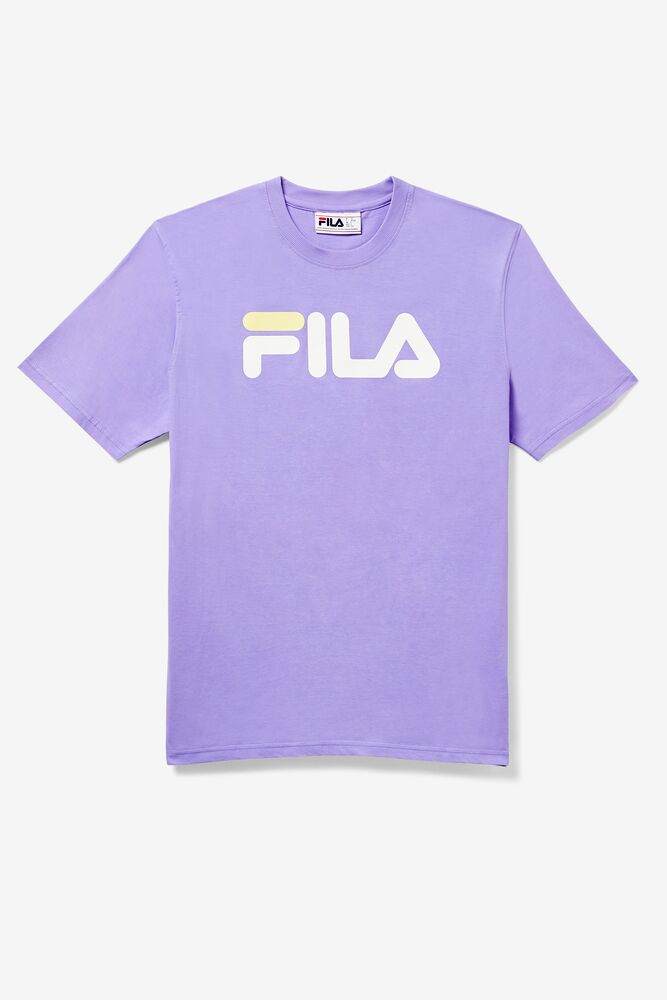 Tops Fila Eagle Tee Hombre 597 Violet Tulip | 406379QYE