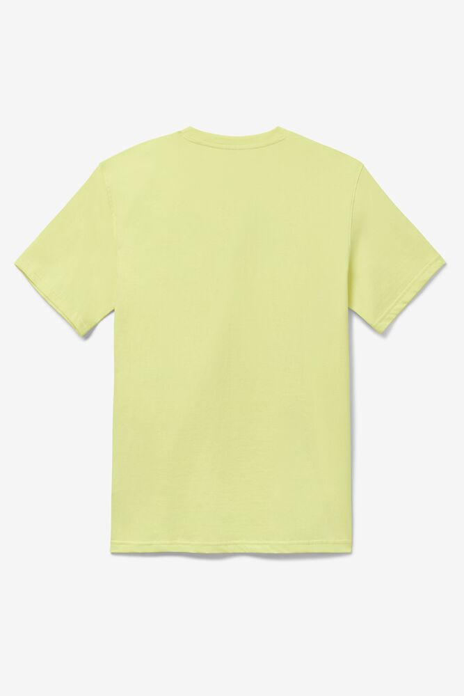 Tops Fila Eagle Tee Hombre Amarillo | 035124EMI