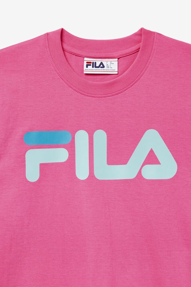 Tops Fila Eagle Tee Hombre Rosas | 076534VHD