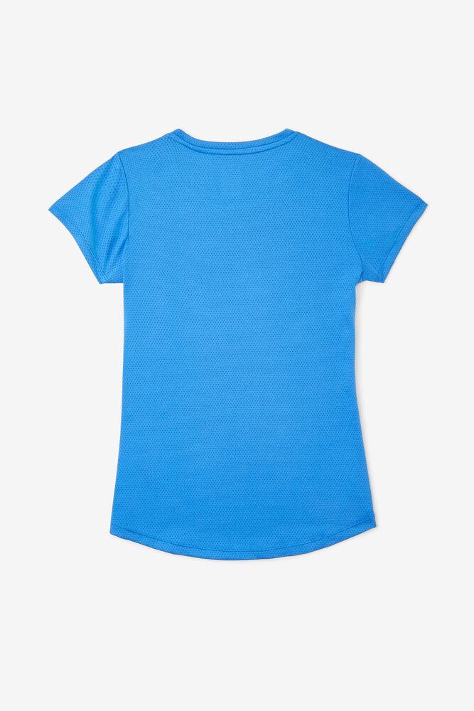 Tops Fila Essentials Short Sleeve Top Mujer Azules | 284019SWH