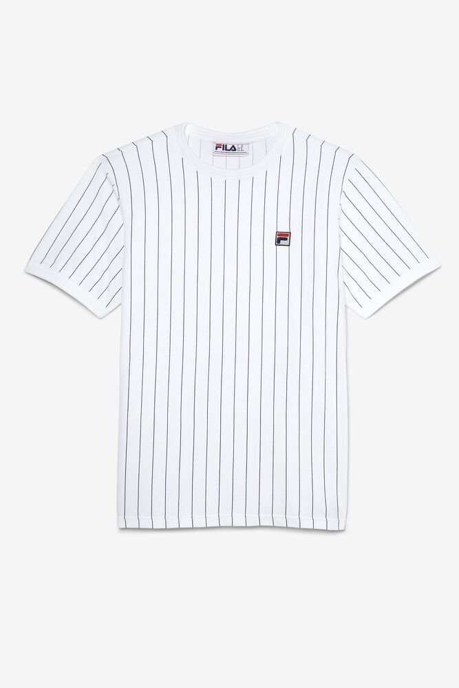 Tops Fila Guillo Tee Hombre Blancas | 358176ICK