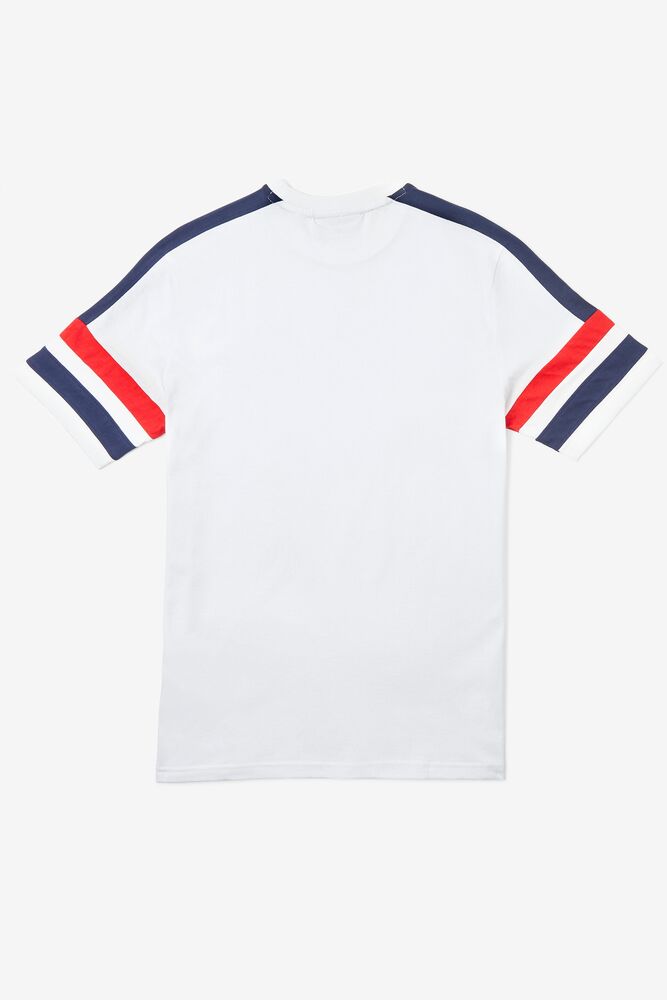 Tops Fila Juan Tee Hombre Blancas | 380629SMO