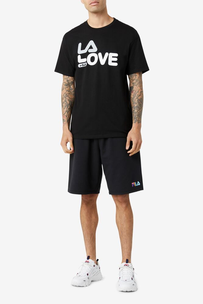 Tops Fila La Love Tee Hombre Negras | 278416LIH